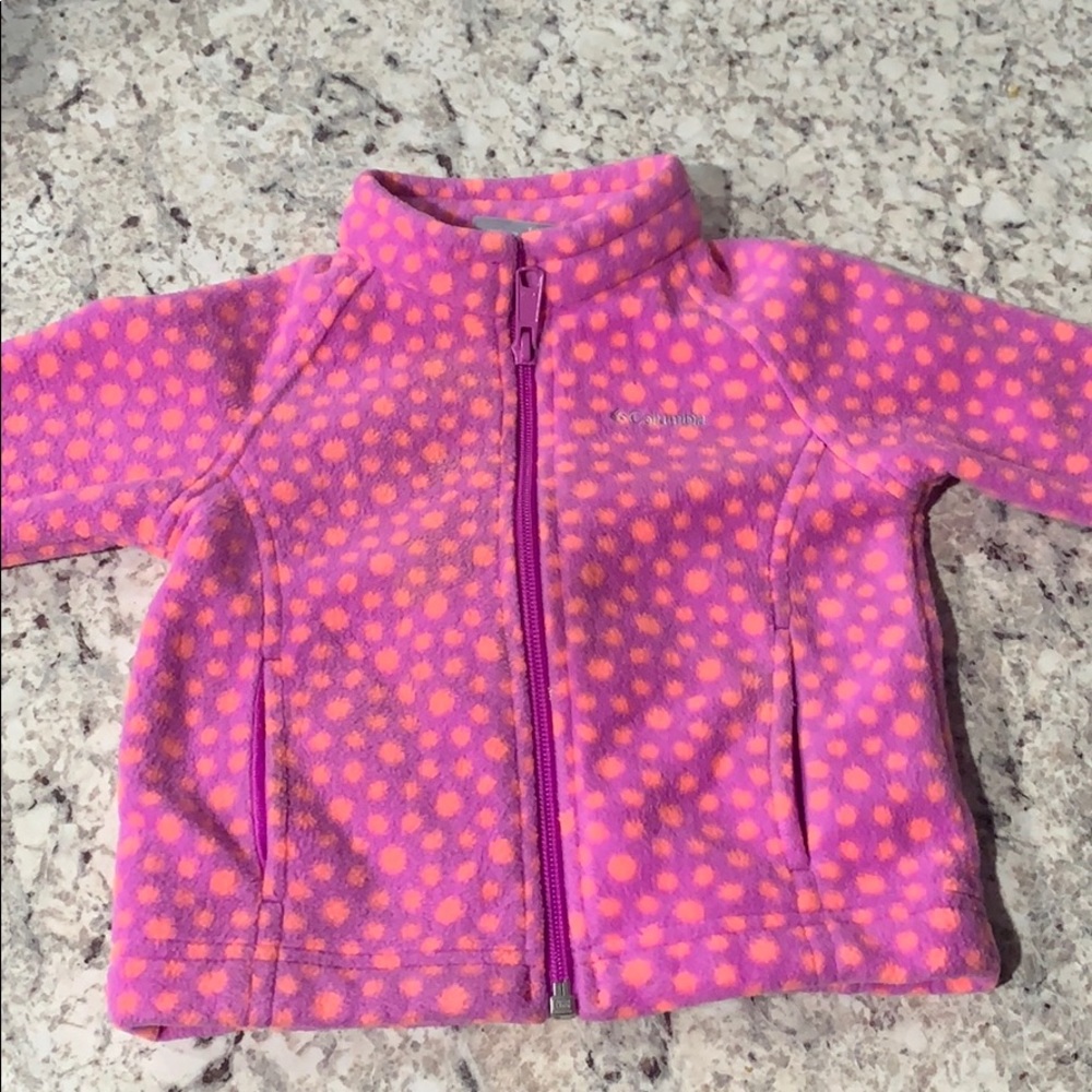 Columbia 6-12 fleece zip up